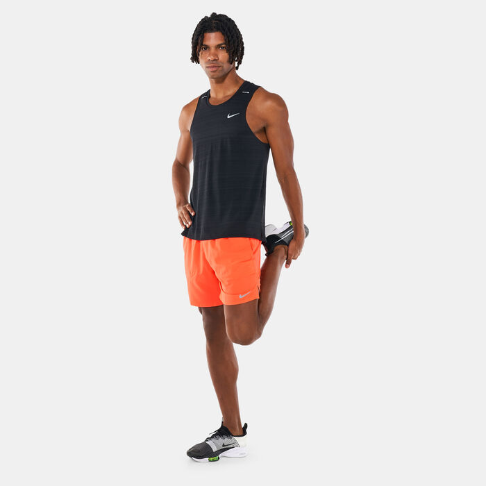 Nike Men's Dri-FIT Miler Tank Top Black Nike Men's Dri-FIT Miler Tank Top Black image number 2