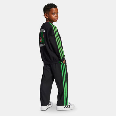 adidas Originals Kids' Minecraft Top And Pants Set Black