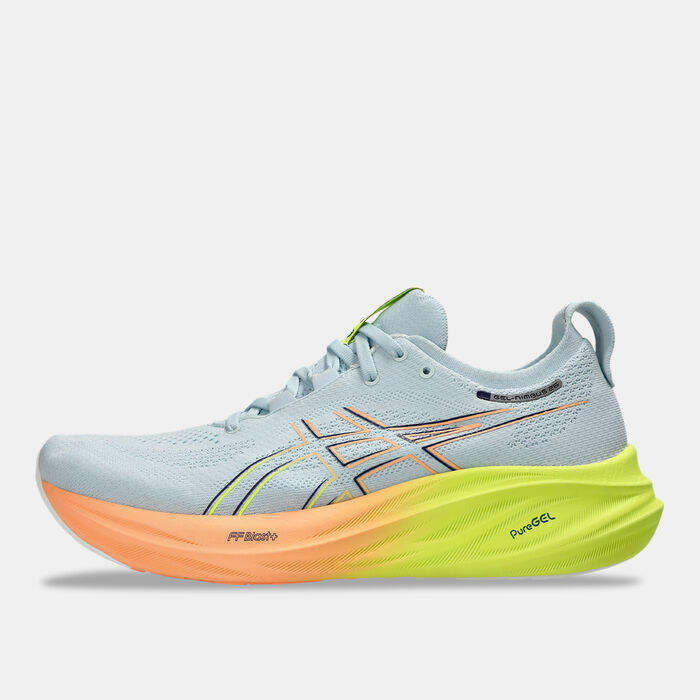 ASICS Men's GEL-NIMBUS 26 PARIS Running Shoes Grey ASICS Men's GEL-NIMBUS 26 PARIS Running Shoes Grey image number 1