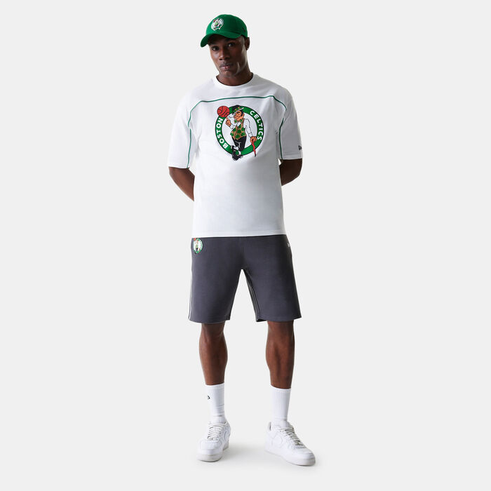 New Era Men's NBA Boston Celtics Piping Graphic T-Shirt White image number 2