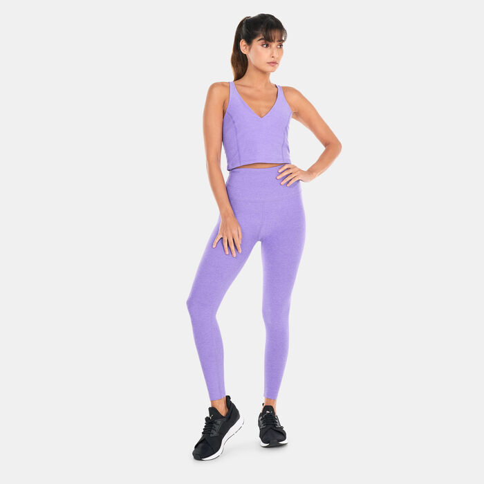 BEYOND YOGA Women's Spacedye Always On Cropped Tank Top Purple BEYOND YOGA Women's Spacedye Always On Cropped Tank Top Purple image number 2