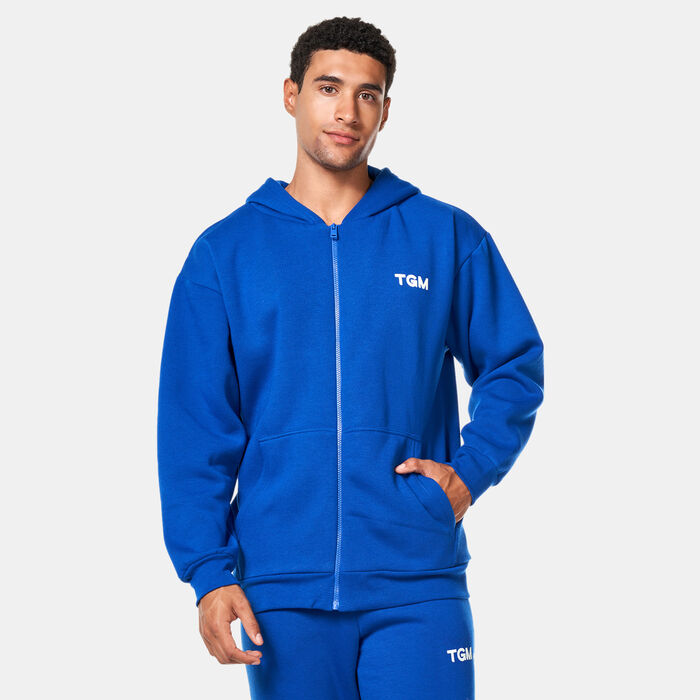 The Giving Movement Men's Lounge Full-Zip Hoodie Blue image number 0