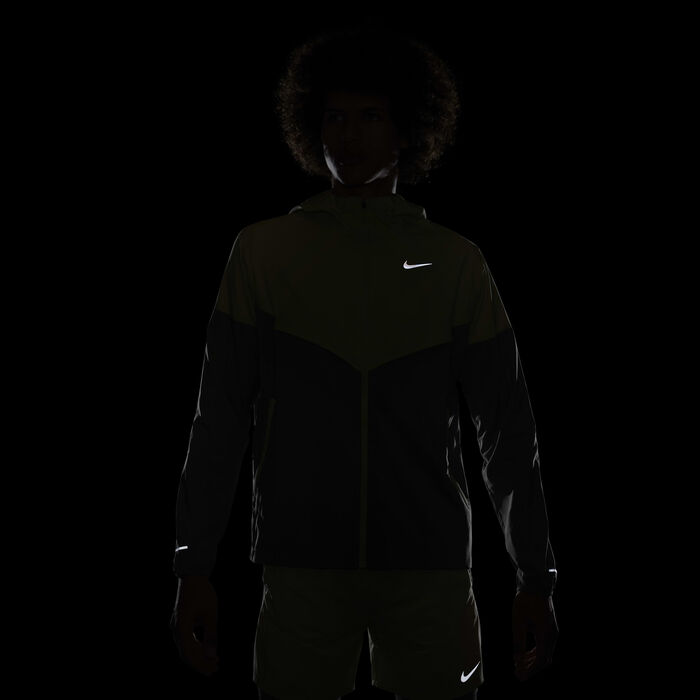 Nike Men's Windrunner Repel Running Jacket Green Nike Men's Windrunner Repel Running Jacket Green image number 6