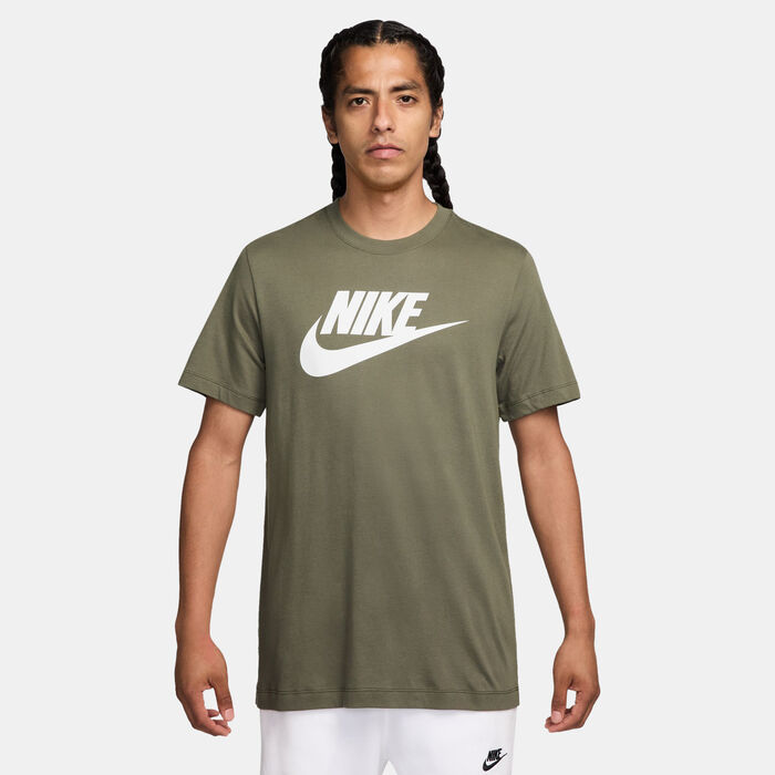 Nike Men's Sportswear Icon Futura T-Shirt Green image number 0