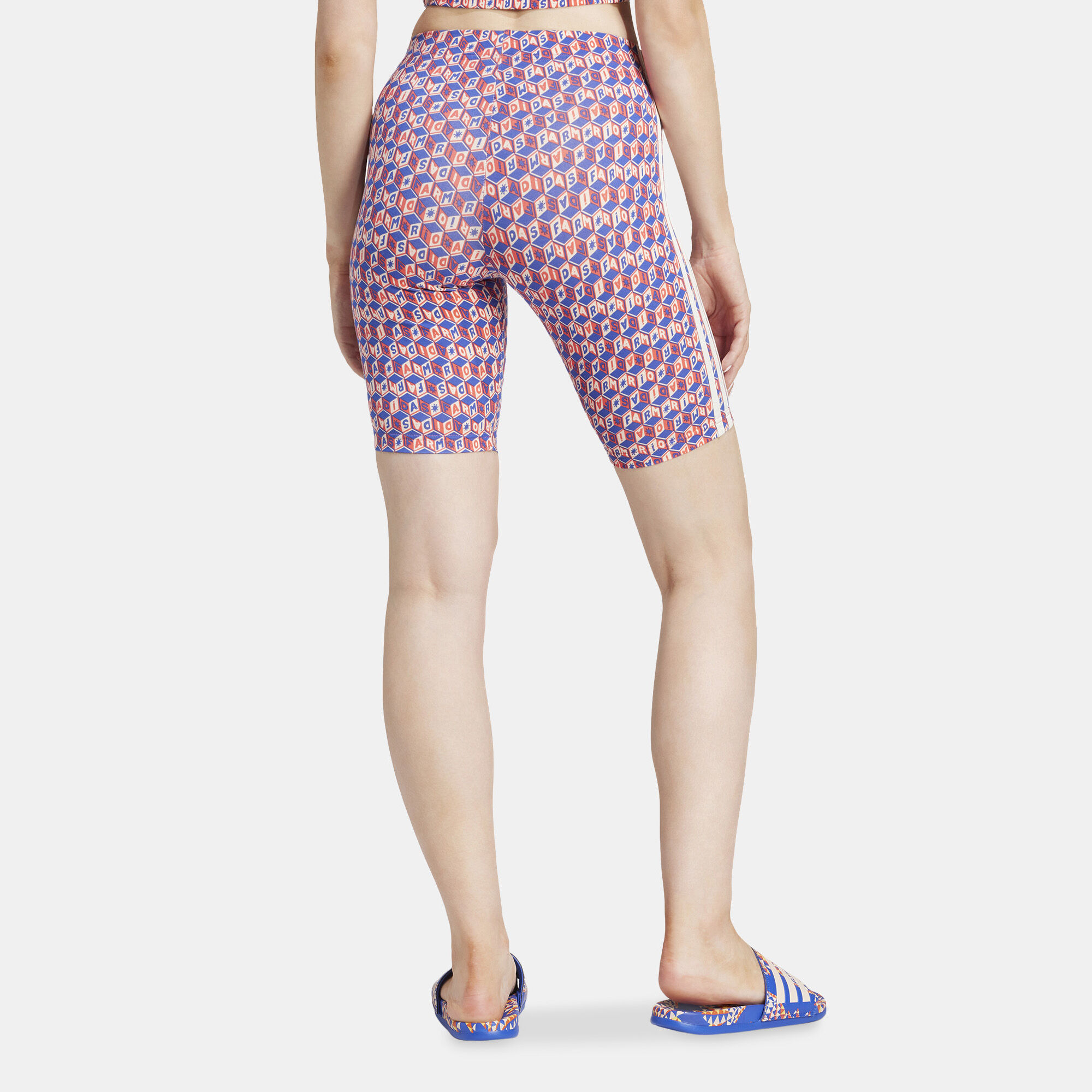 Multi colored biker shorts online