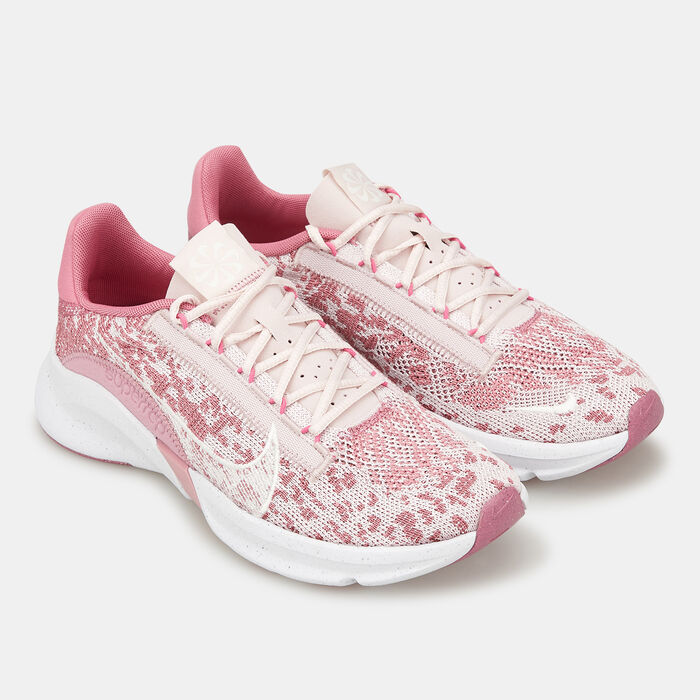 Nike Women's SuperRep Go 3 Flyknit Next Nature Training Shoe Pink Nike Women's SuperRep Go 3 Flyknit Next Nature Training Shoe Pink image number 1