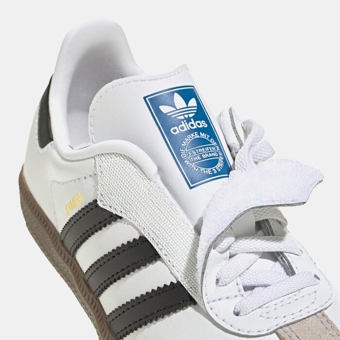 adidas Originals Kids' Samba OG Comfort Closure Shoes White adidas Originals Kids' Samba OG Comfort Closure Shoes White image number 5