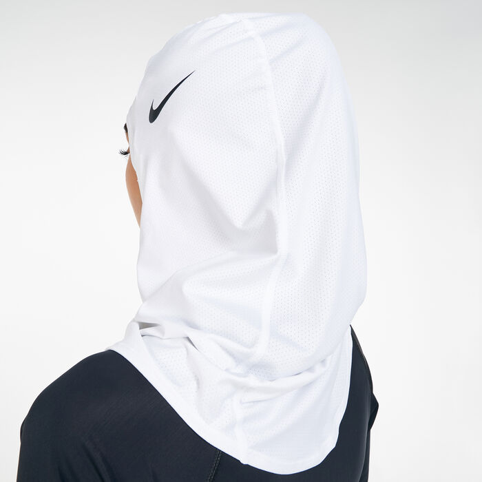 Nike Women's Pro 2.0 Hijab White image number 1
