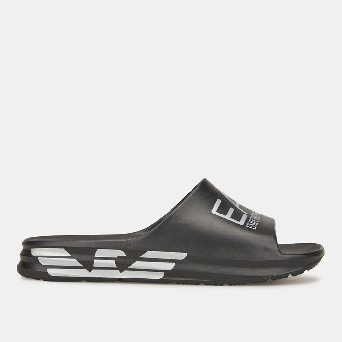 EA7 Emporio Armani Beachwear Slides Black EA7 Emporio Armani Beachwear Slides Black image number 1