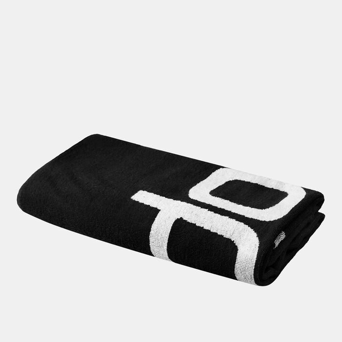 Speedo Logo Beach Towel Black Speedo Logo Beach Towel Black image number 2