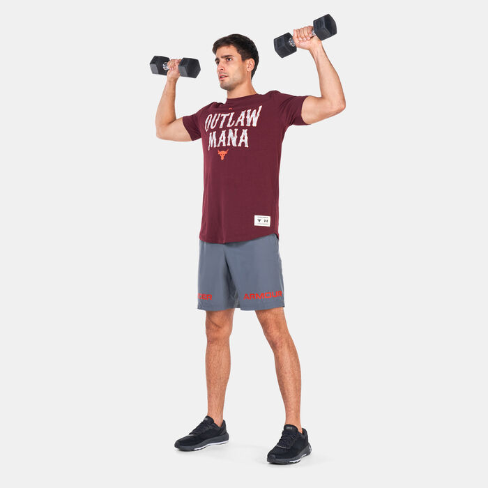 Under Armour Men's UA Project Rock Outlaw T-Shirt Under Armour Men's UA Project Rock Outlaw T-Shirt image number 2