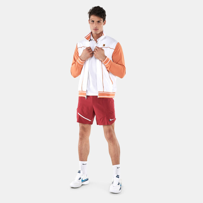 Nike Men's Court Tennis Jacket Orange image number 2