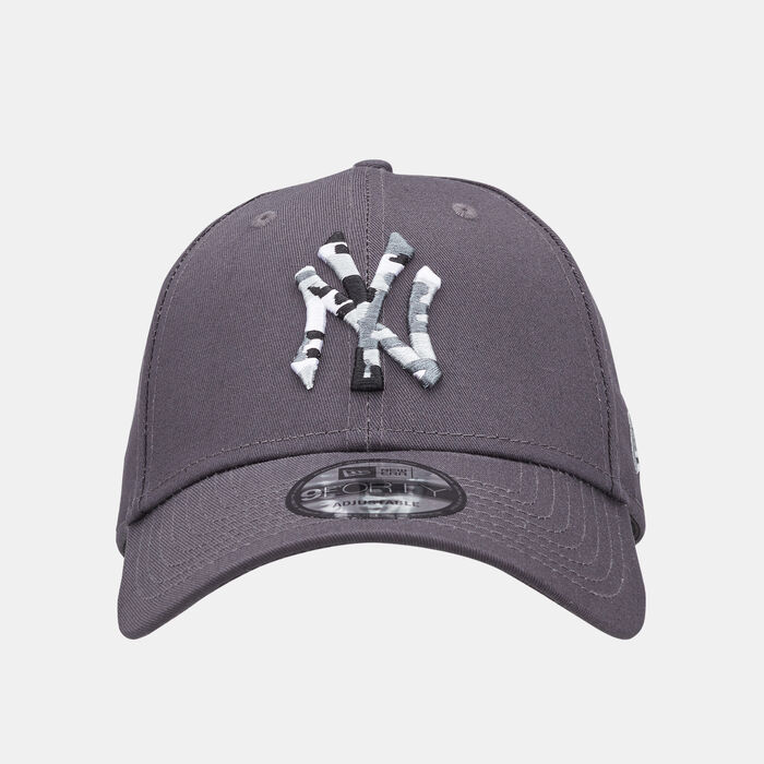 New Era Men's New York Yankees 9FORTY Infill Cap Grey New Era Men's New York Yankees 9FORTY Infill Cap Grey image number 0
