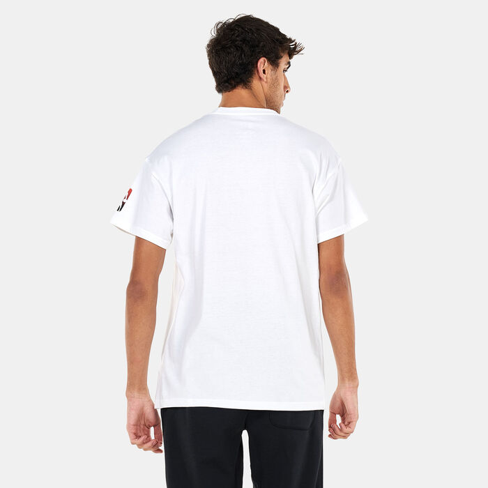 Jordan Men's Chicago Bulls Courtside Statement Edition Max90 NBA T-Shirt White image number 1