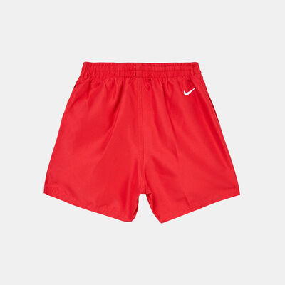 Nike Swim Kids' 4-inch Volley Shorts Red