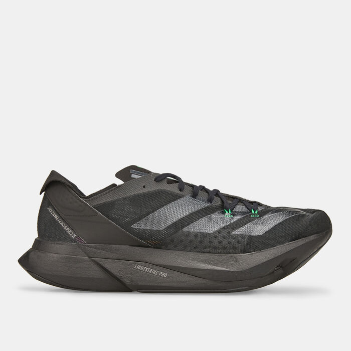 adidas Mens Adizero Adios Pro 3 Running Shoes Black adidas Mens Adizero Adios Pro 3 Running Shoes Black image number 0