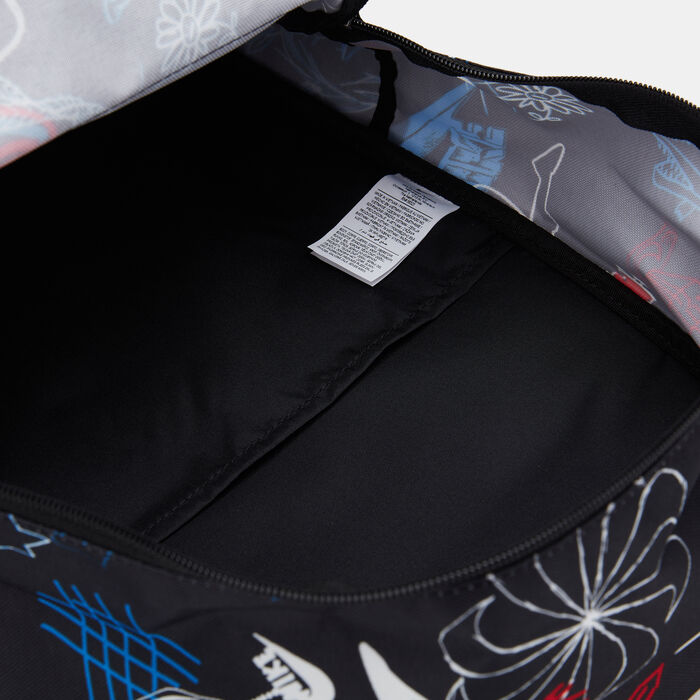 Nike Air Heritage 2.0 Allover Print Backpack Black Nike Air Heritage 2.0 Allover Print Backpack Black image number 3