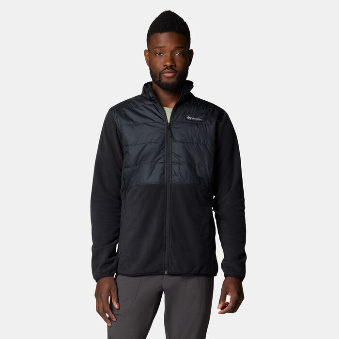 Columbia Men's Basin Butte II Hybrid Fleece Jacket Black Columbia Men's Basin Butte II Hybrid Fleece Jacket Black image number 0