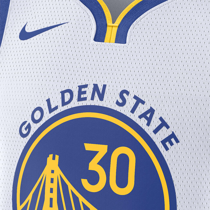 Nike Men's NBA Golden State Warriors Association Edition 2023/24 Dri-FIT Swingman Jersey White Nike Men's NBA Golden State Warriors Association Edition 2023/24 Dri-FIT Swingman Jersey White image number 2