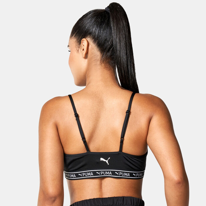 PUMA Women's Move Strong Light-Support Training Sports Bra Black PUMA Women's Move Strong Light-Support Training Sports Bra Black image number 1