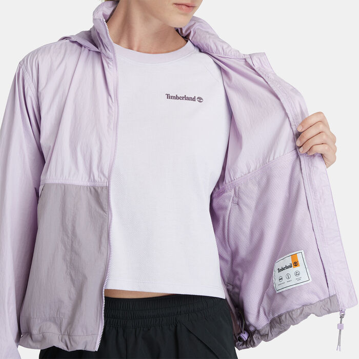 Timberland Women's Anti-UV Windbreaker Hoodie Purple image number 3
