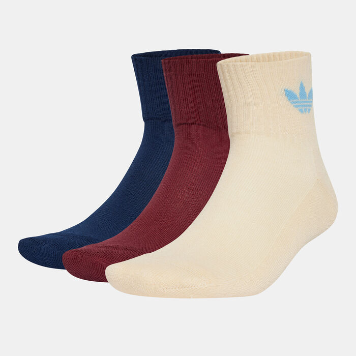 adidas Originals Mid-Cut Crew Socks (3 Pack) Multi-Color image number 0