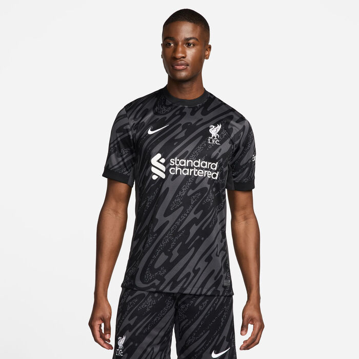 Nike Men's Liverpool 24/25 Goalkeeper Replica Football Jersey Black Nike Men's Liverpool 24/25 Goalkeeper Replica Football Jersey Black image number 0