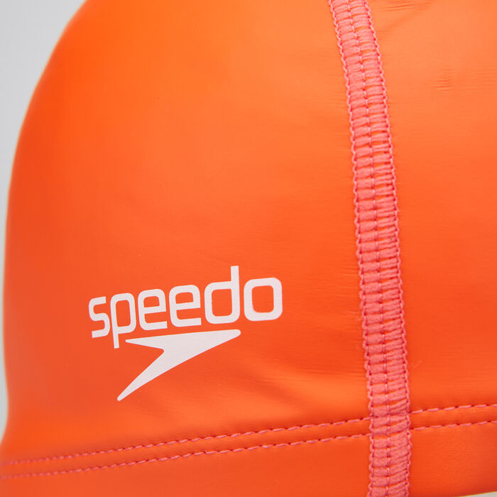 Speedo Pace Swimming Cap Orange Speedo Pace Swimming Cap Orange image number 2