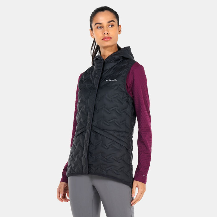 Columbia Women's Delta Ridge™ Hooded Vest Black image number 0