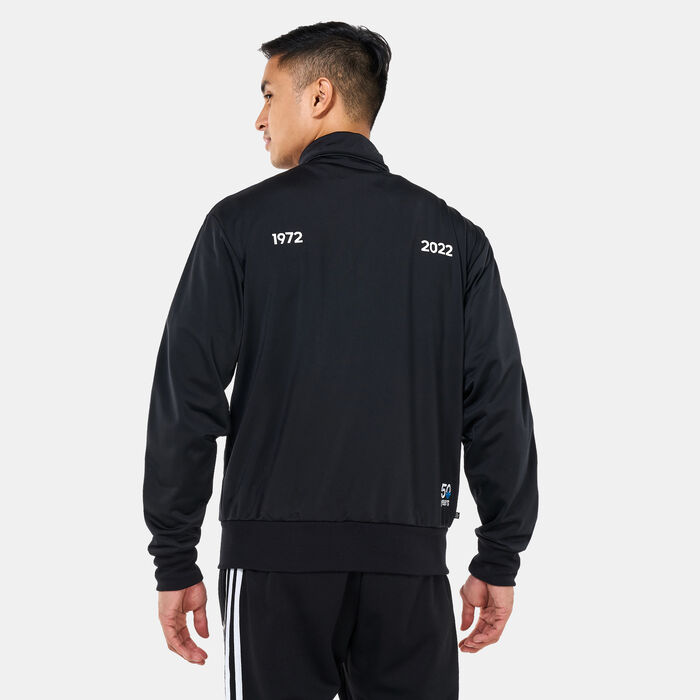 adidas Originals Men's Graphics Common Memory Track Jacket Black adidas Originals Men's Graphics Common Memory Track Jacket Black image number 1