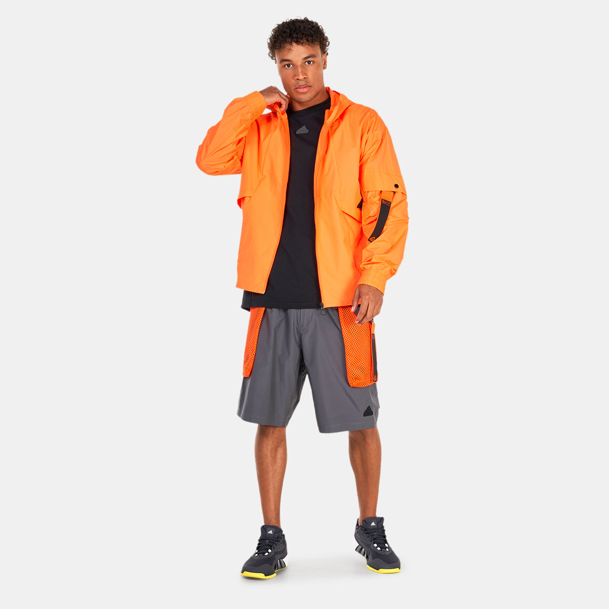 Buy adidas Men s City Escape Windbreaker Jacket Orange in KSA SSS