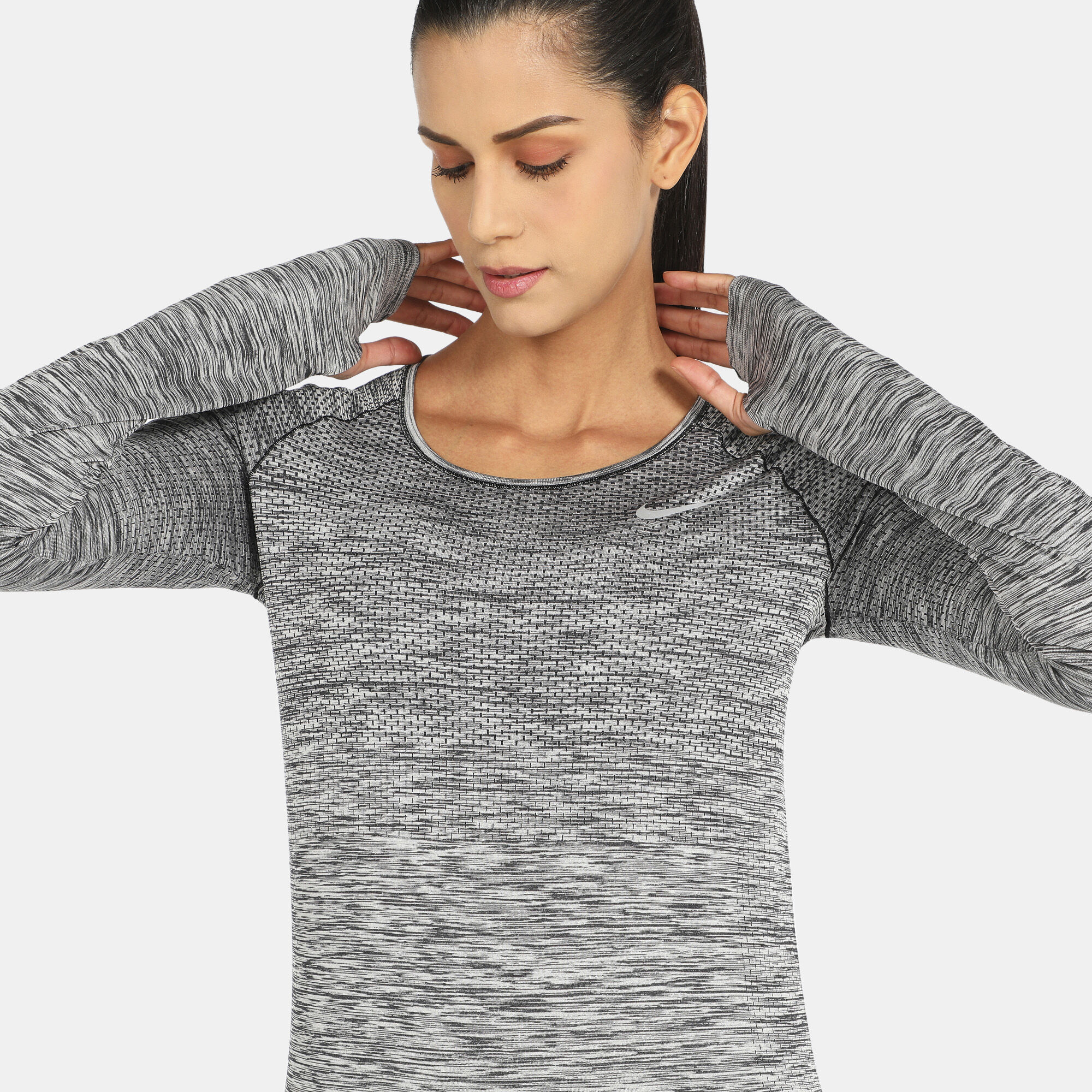 Dri fit knit long sleeve deals