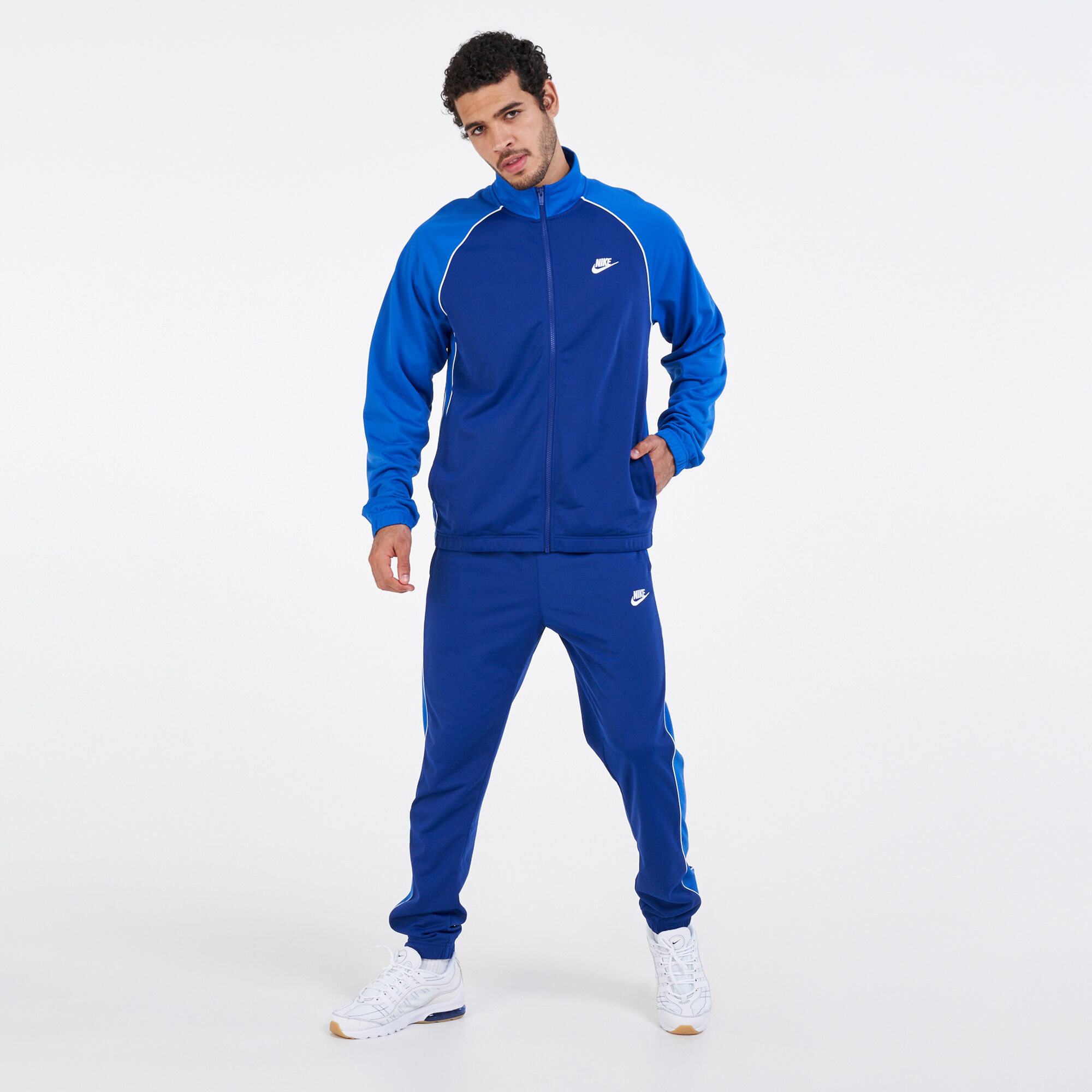 Royal blue nike tracksuit 2024 mens