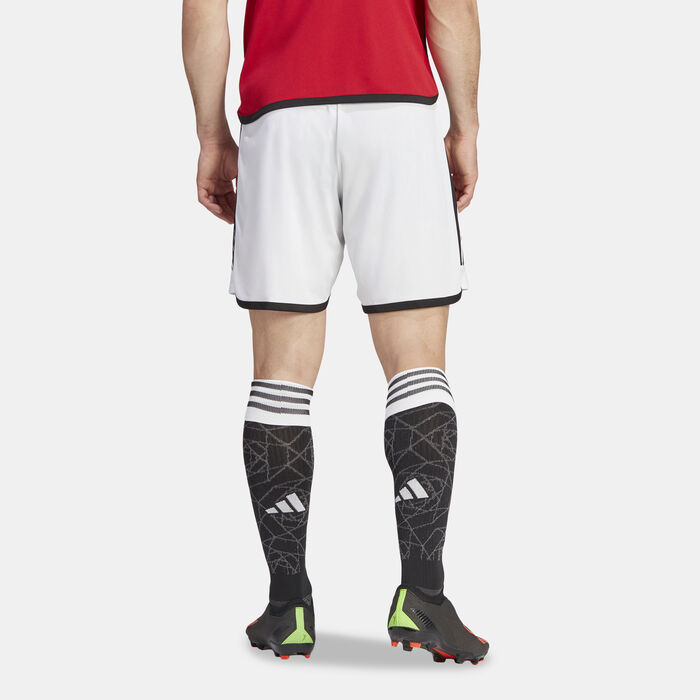 adidas Men's Manchester United Home Shorts - 2023/24 White image number 1