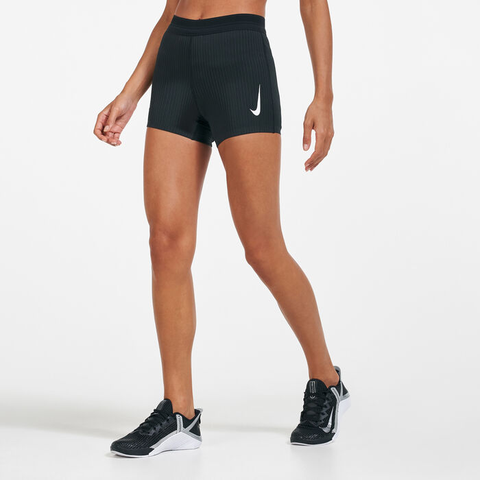Nike Women's AeroSwift Shorts Black Nike Women's AeroSwift Shorts Black image number 0