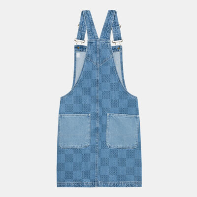 Vans Women's Denim Pinafore Overalls Blue