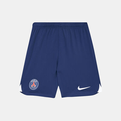 Nike Kids' Paris Saint-Germain Dri-FIT Stadium Home Shorts - 2022/23 (Older Kids) Blue Nike Kids' Paris Saint-Germain Dri-FIT Stadium Home Shorts - 2022/23 (Older Kids) Blue