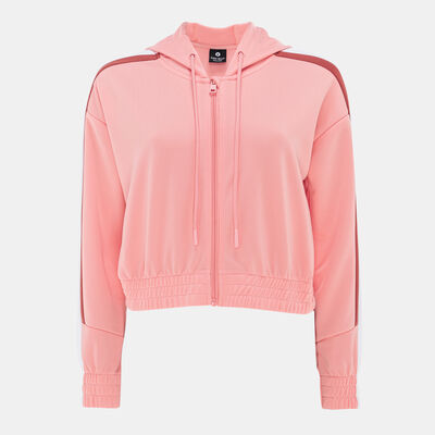 Sun and Sand Sports Women's Zipper Hoodie Pink