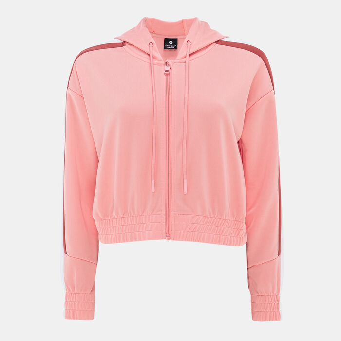 Sun and Sand Sports Women's Zipper Hoodie Pink image number 0