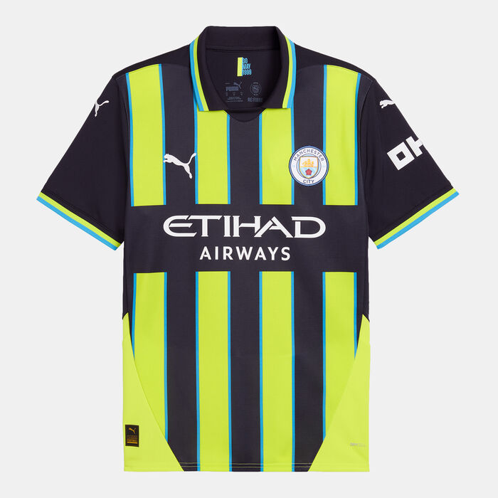 PUMA Men's Manchester City 24/25 Away Replica Football Jersey White PUMA Men's Manchester City 24/25 Away Replica Football Jersey White image number 0