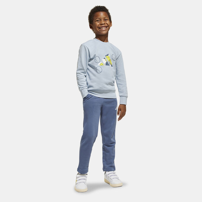 adidas Kids' Smileyworld Joggers Set Blue image number 0