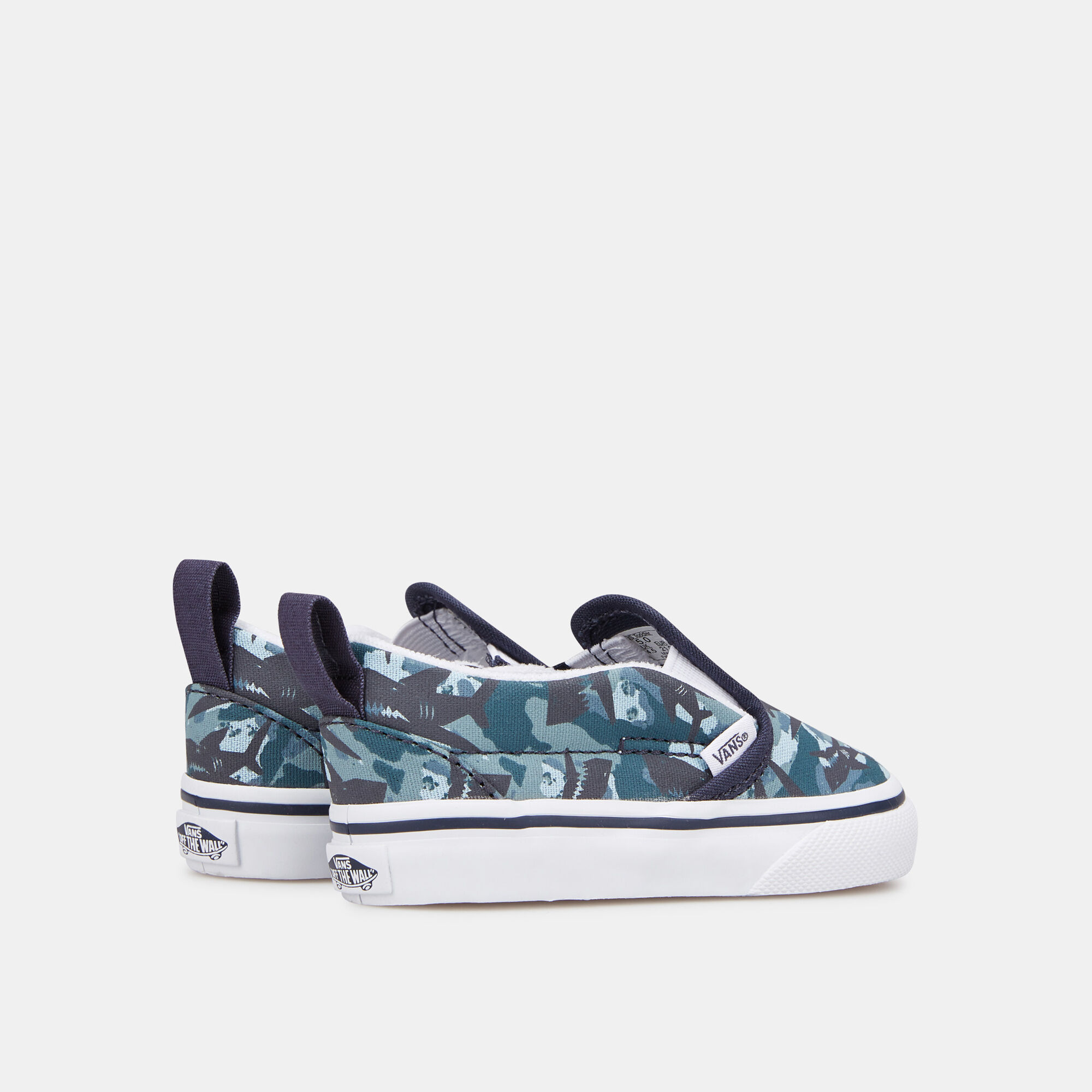 Buy Vans Kids Camo Slip On Shoe Green in KSA SSS