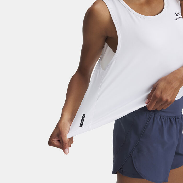 Under Armour Women's Flex Woven 2-in-1 Training Shorts Grey image number 3