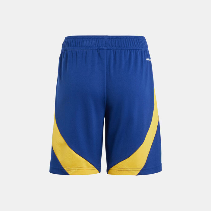 adidas Kids' Spain Replica Home Football Shorts - 2024 Blue adidas Kids' Spain Replica Home Football Shorts - 2024 Blue image number 1