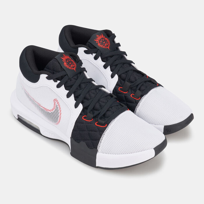 Nike LeBron Witness 8 Basketball Shoes White Nike LeBron Witness 8 Basketball Shoes White image number 1