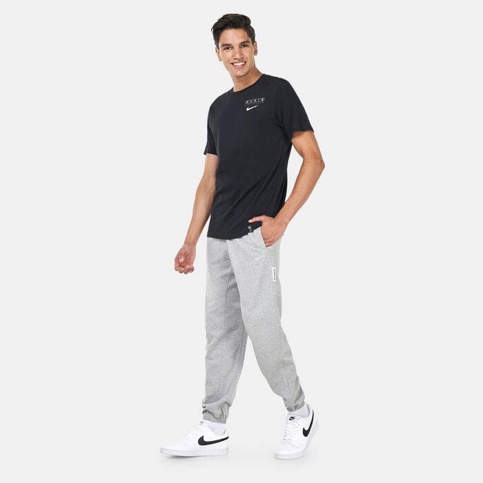 Nike Men's Standard Issue Dri-FIT Basketball Pants Grey Nike Men's Standard Issue Dri-FIT Basketball Pants Grey image number 2