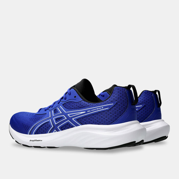 ASICS Men's GEL-CONTEND 9 Running Shoes Blue image number 2