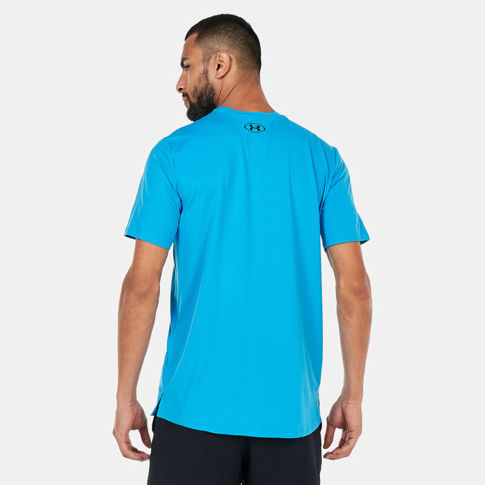 Under Armour Men's UA RUSH™ Energy T-Shirt Blue Under Armour Men's UA RUSH™ Energy T-Shirt Blue image number 1
