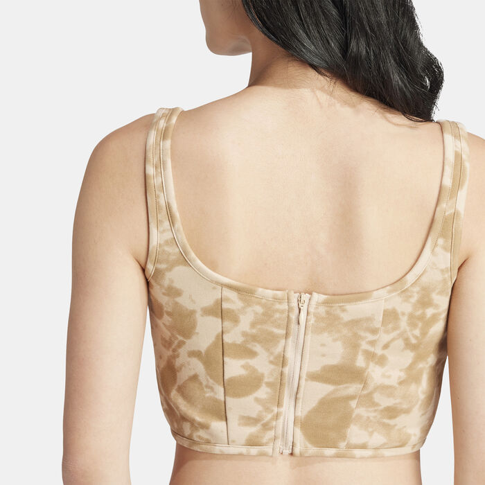 adidas Originals Women's Corset Top Beige adidas Originals Women's Corset Top Beige image number 3
