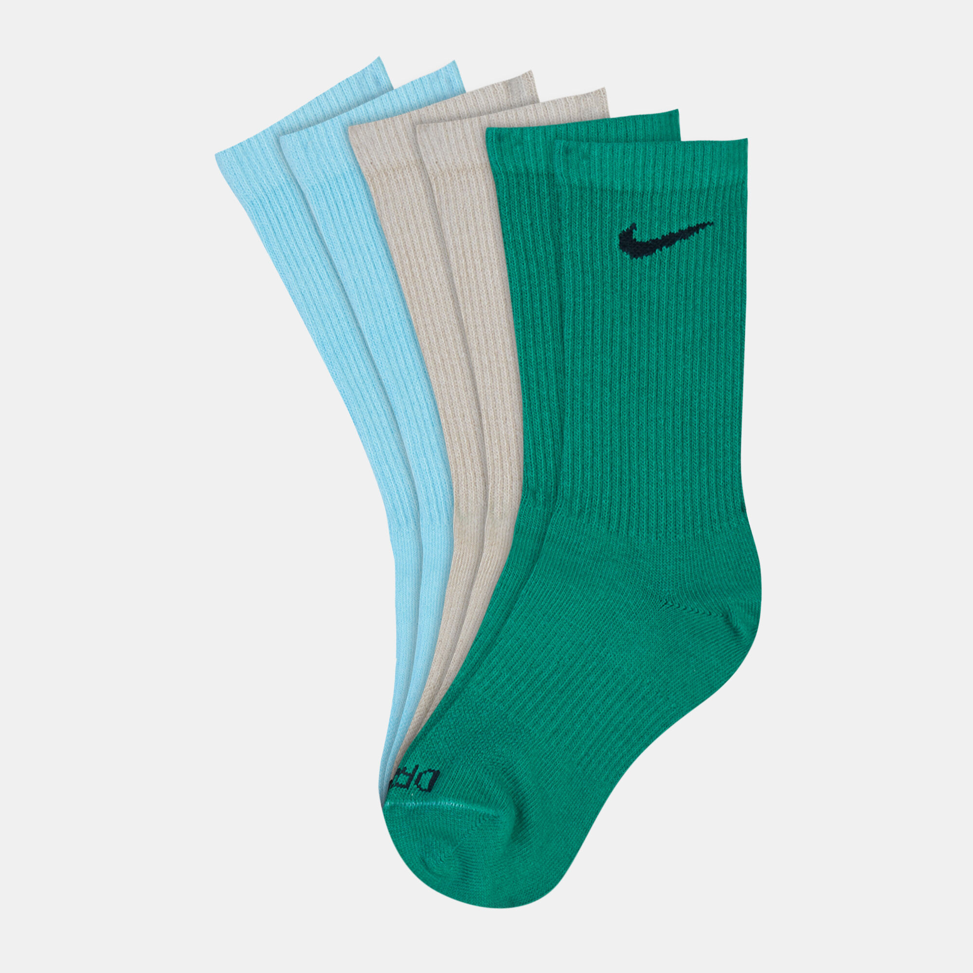 Everyday Plus Lightweight Crew Socks 3 Pack Multi Color Nike in KSA SSS